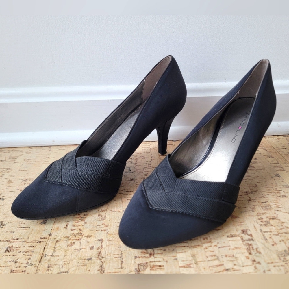 Bandolino Ladies Black Pumps 3in Heel Classic